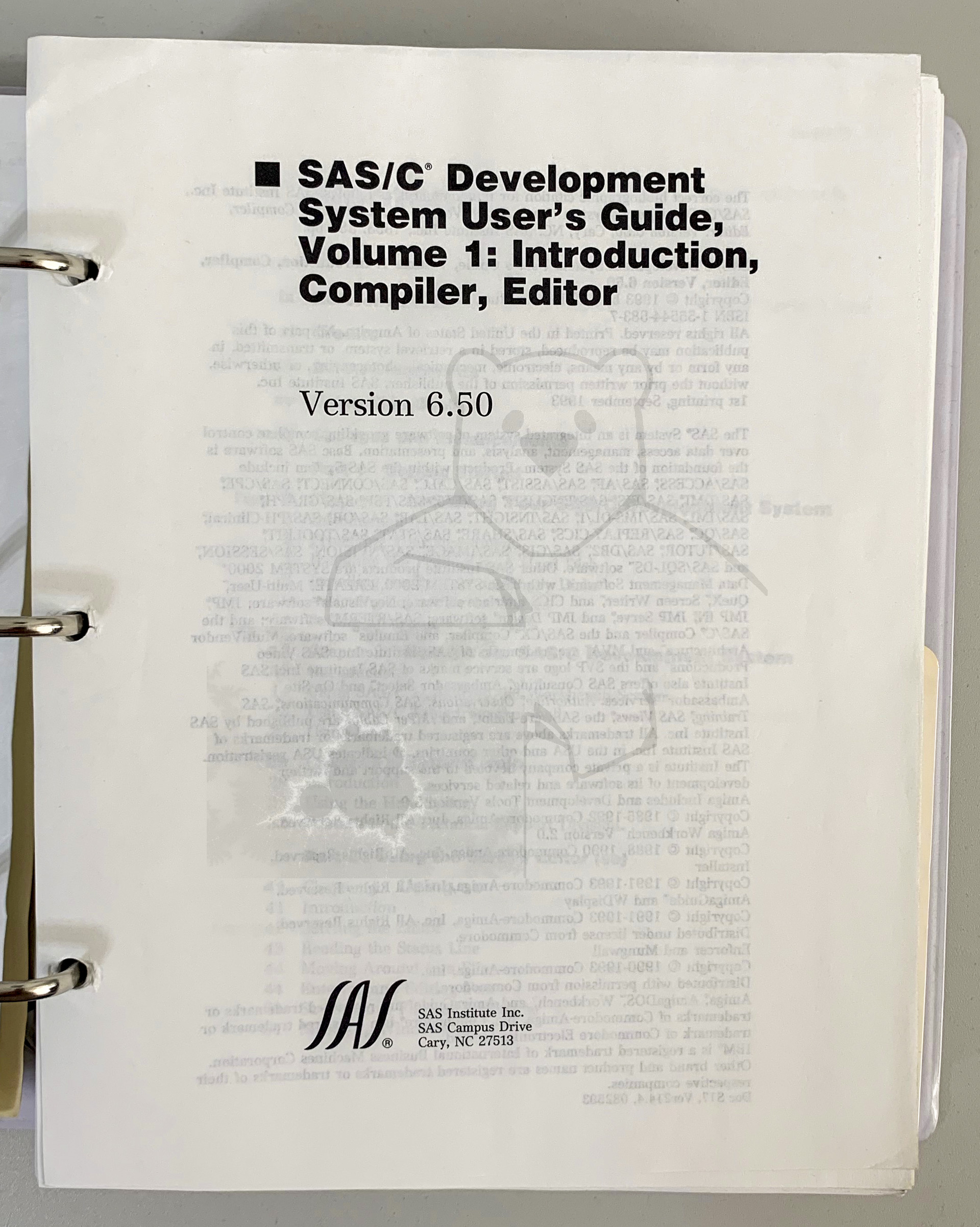 SAS/C (Lattice) - Handbuch
